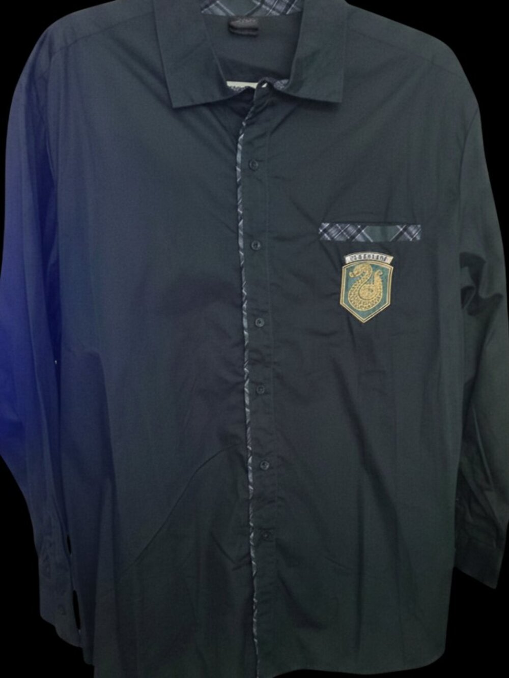 Harry Potter Slytherin Button-Up Shirt XXL Universal Studios Wizarding World Men
